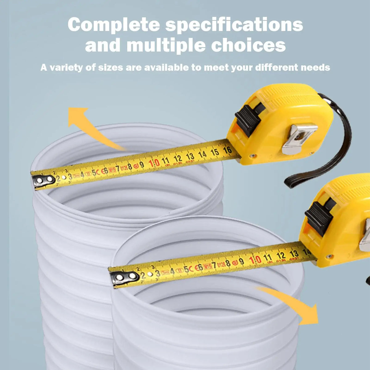 5.1/5.9" Diameter Portable AC Vent Hose Duct Outlet Mobile Air Conditioning Accessories Telescopic  Thickened Exhaust Pipe
