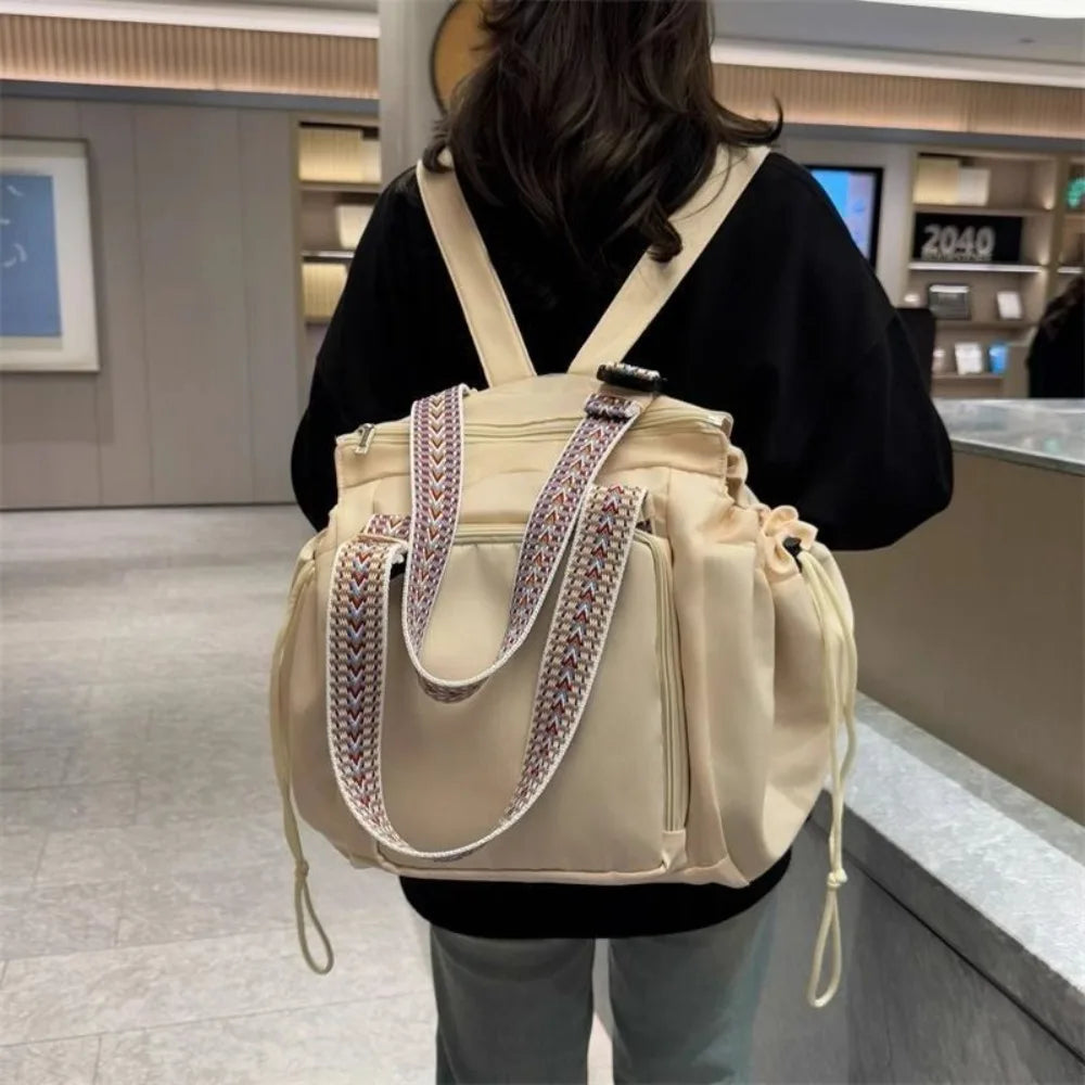 Multifunctional Travel Storage Bag Lightweight Large Capacity Women's Backpack Oxford Cloth Waterproof Tote Bag