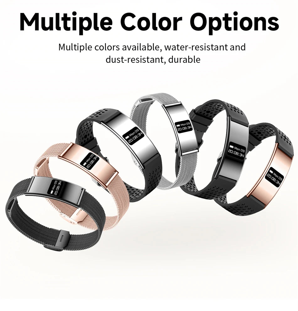 Men Women Smart Bracelet Heart Rate Sleep Monitor Health Smart Band Waterproof Sports Fitness Tracker Smartwatch for Android iOS