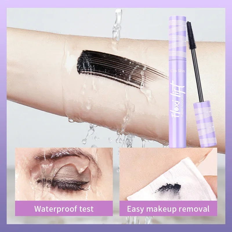 5D Waterproof Mascara Lengthening Eyelashes Long Lasting Sweatproof Mascara Black Silk Fibre Make Up Beauty Korean Cosmetics New