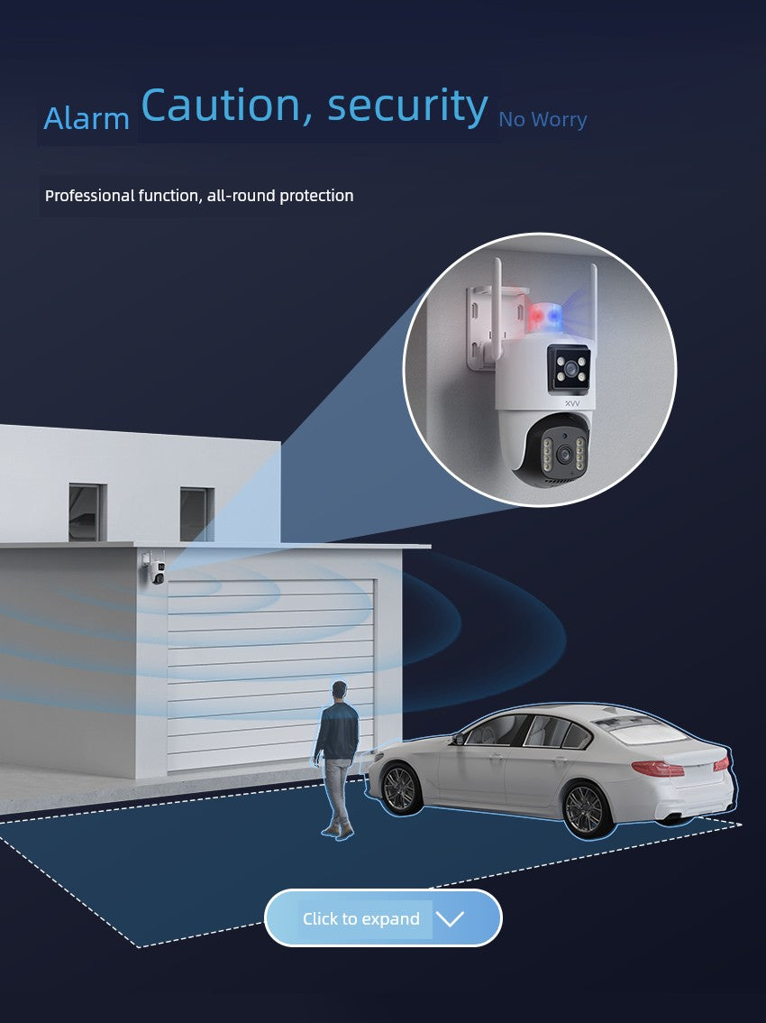 MIJIA App Camera Shadow Mobile Phone Remote For Home 360 Degrees No Dead Angle WiFi Door Ceiling Monitor