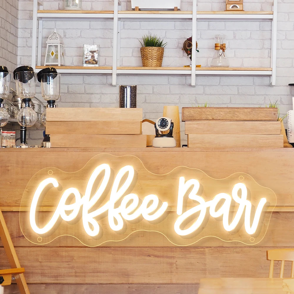 Coffee Neon Led Sign Restaurant Cafe Neon lights USB Coffee Shop Tea Room Decor For Pantry Coffee Cafe Bar Decoration Neon Signs