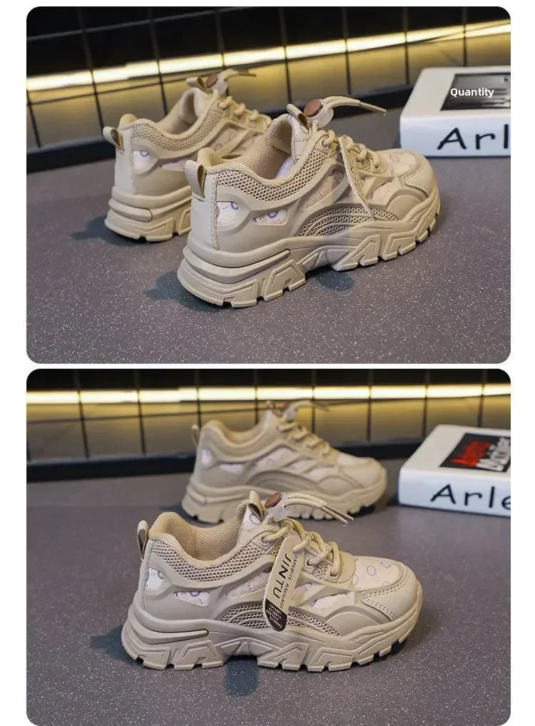 Children's Casual Shoes 2023 Spring Style Net Breathable Non-slip Running Shoes For Boys And Girls Comfortable Outdoor Footwear