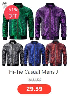 Hi-Tie Pure Black Silk Mens Shirts Plain Smooth Long Sleeve Formal Dress Blouse for Male Wedding Business Events Oversized Gift