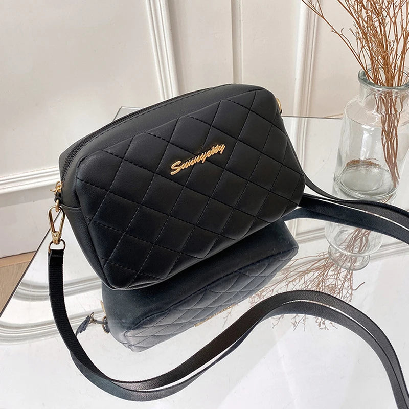 New·Fashion Ladies Crossbody Bags Luxury Tassel Small Messenger Bag For Women Lingge Embroidery Casual Female Shoulder Bag