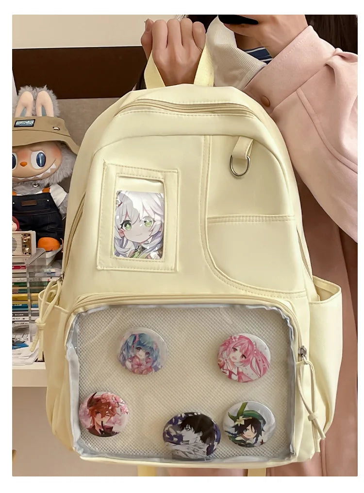 Japanese College Style Fashionable Backpack for Students Large Capacity Backpack for Women Highvalue Outdoor Backpack