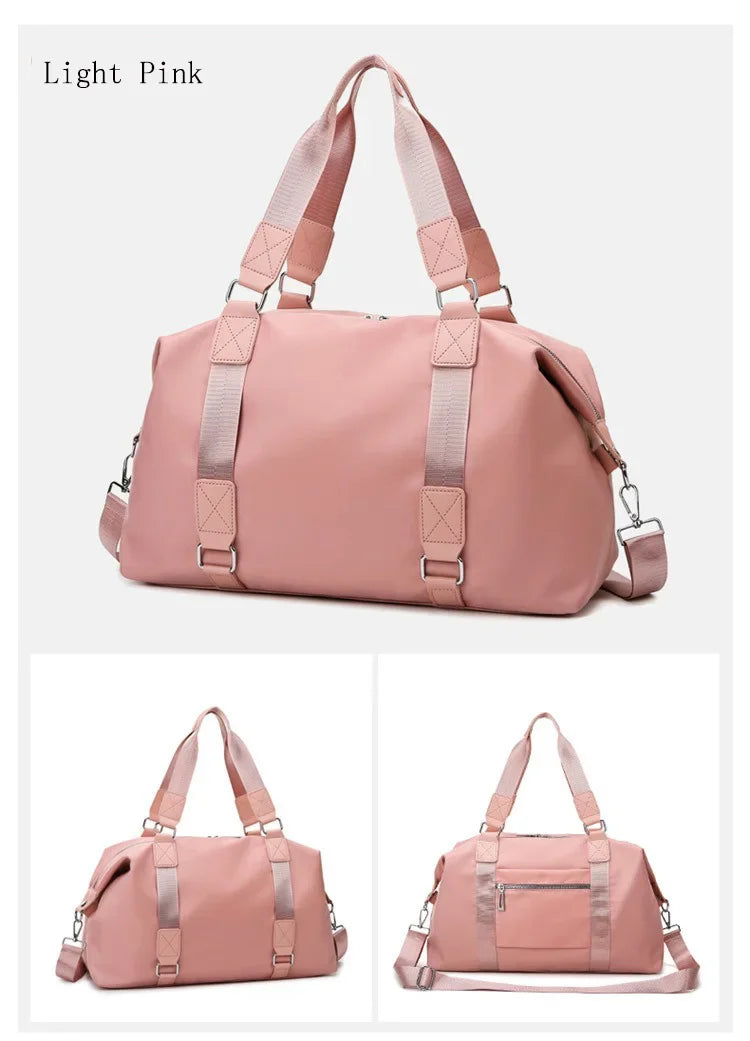 Large Gym Bag with Wet Dry Compartment | Sport Duffel for Women Men | Travel Tote