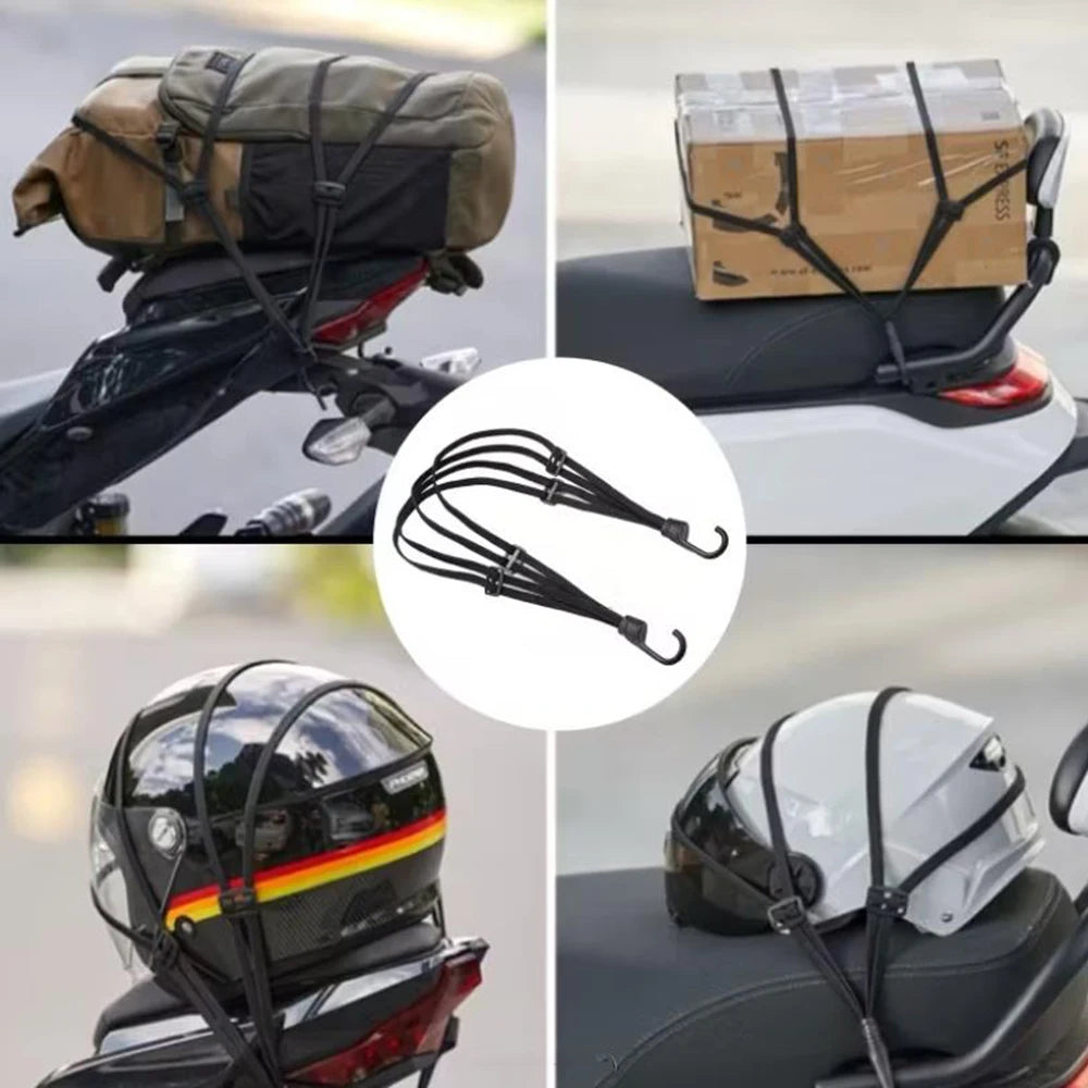 2Pcs Travel Straps Outdoor Cycling Straps Bicycle Rear Seat Luggage Straps Portable Luggage Binding Straps S004100