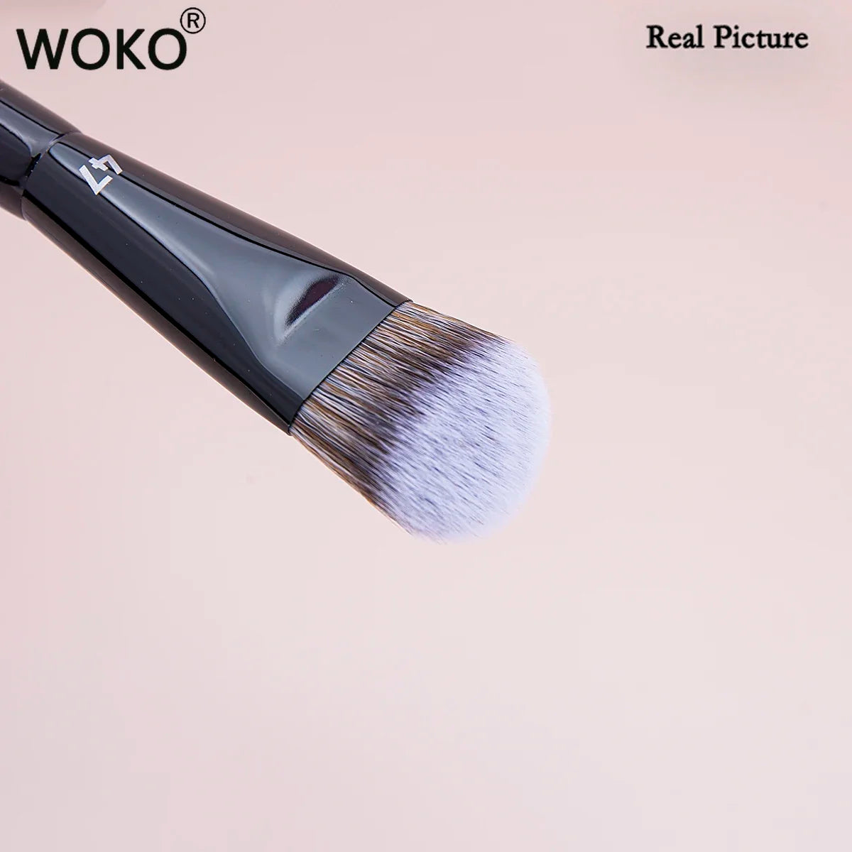 PRO 47 Foundation Brush Broom Foundation Shadow Brush Liquid Cream Blending Blush Angled Professional Makeup Brush Cosmetic Tool