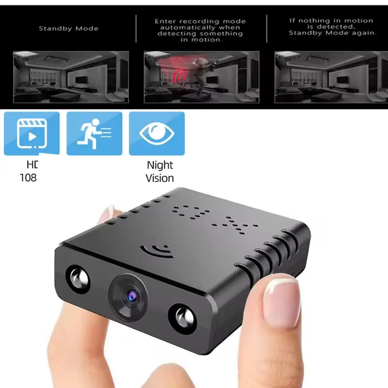 XD WIFI 1080P Mini Camera Built-in Battery IP Remote Monitoring Camcorders IR Night Vision Body Cam Invisible Espia Cam