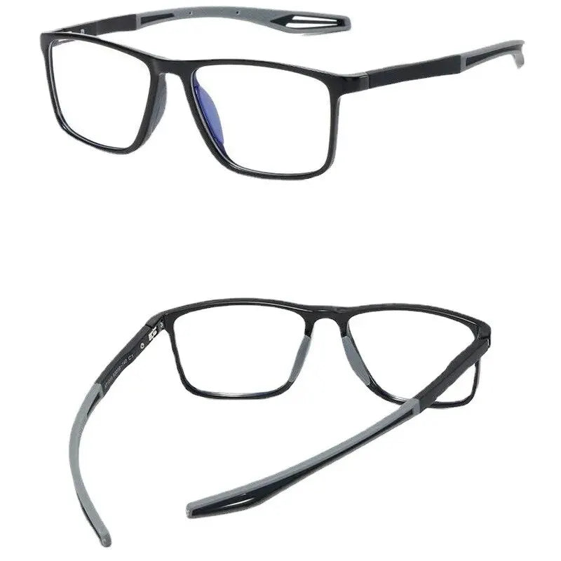 Fashion TR90 Reading Glasses for Men Spring Leg Sports Presbyopia Glasses Anti Blue Light Glasses +100 ~+400