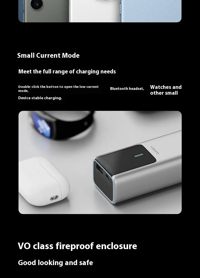 CUKTECH No.10 150w Power Bank Two-Way Fast Charge 10000mAh Portable Powerbank Fast Charging For iPhone16 15 14pro Max Huawei