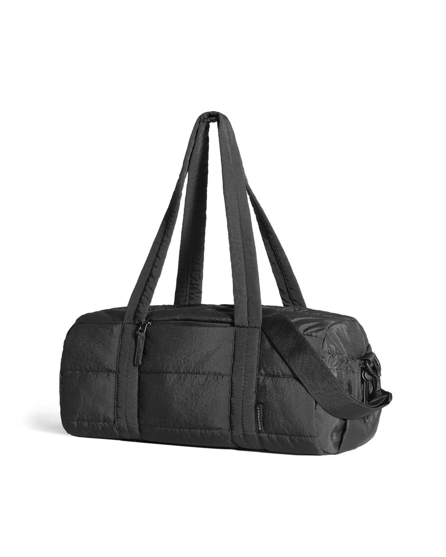 BAGSMART Travel Gym Bag for Women Yoga Mat Duffle Bag with Wet & Dry Pocket Quilted Sports Bag for Weekend Swimming