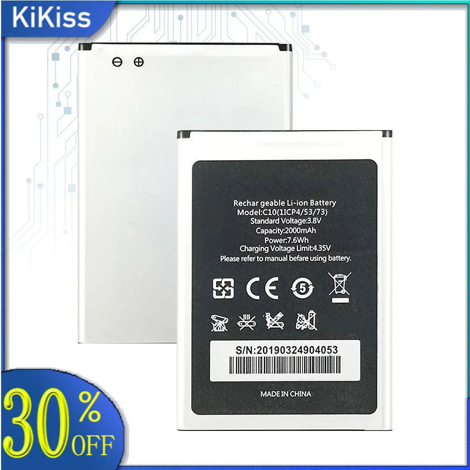 Battery for Oukitel U25 U20 U16 U15 U11 U7(pro Plus MAX) U22 U18 U10 C21 C18 C17 C15 C12 C11 C5 S70 Pro C25 C10 C8 C4 C2 S80 S77