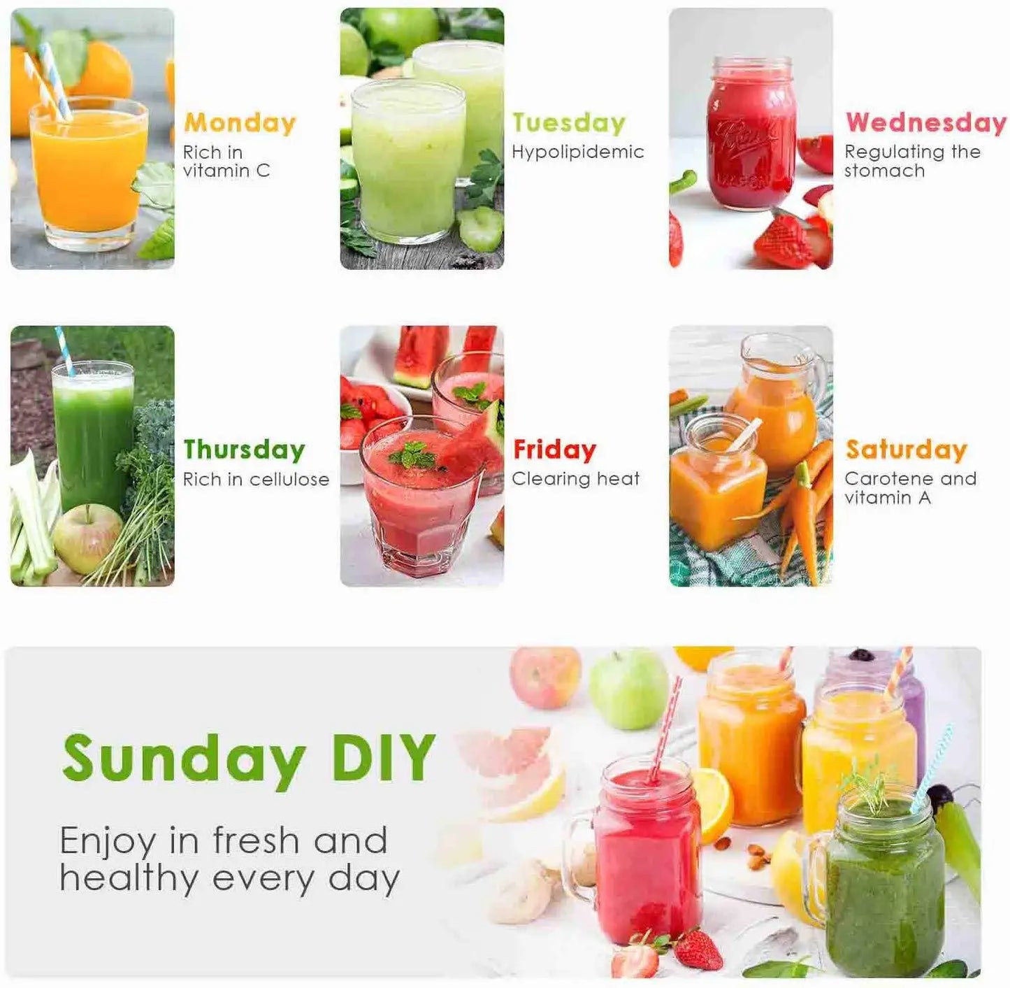 1.5L Electric Orange Juicer Fruit Vegetable Blender Lemon Squeezer Multifunction Juicer Machine Beverage Appliances 110V/220V