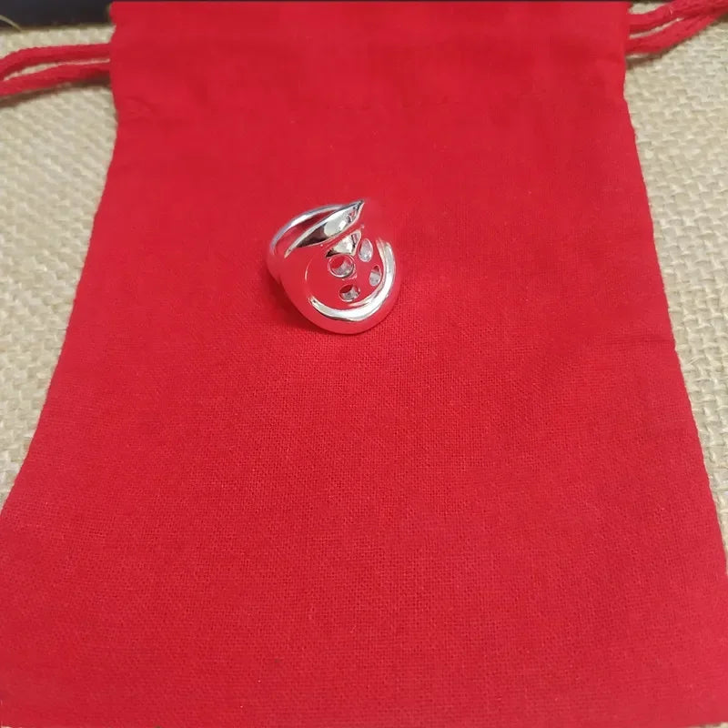 Summer Trendy New Products, Creative Button Rings, Women's Accessories, Romantic Holiday Gifts for Friends, Jewelry Gift Bags