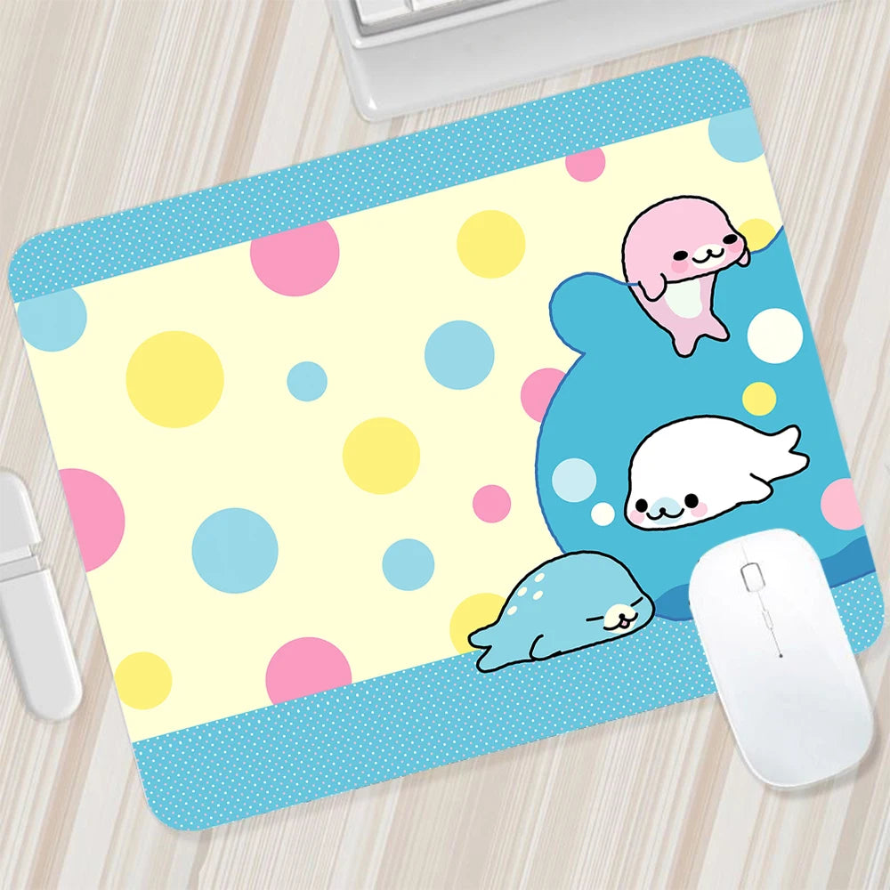 Japanese Cute Mamegoma Small Mouse Pad Gaming Mousepad PC Gamer Mouse Mat XXL Computer Pad Keyboard Mat Desk Pad Laptop Mausepad