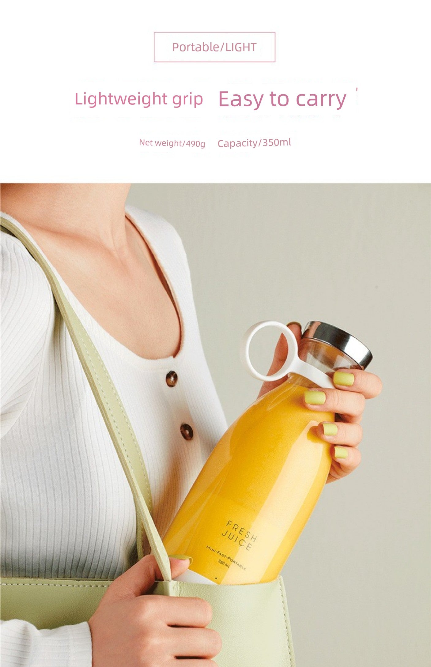 Portable Electric Juicer Cup 110 V220v Neutral US Juicer Canada Fruit Juicer Wireless USB