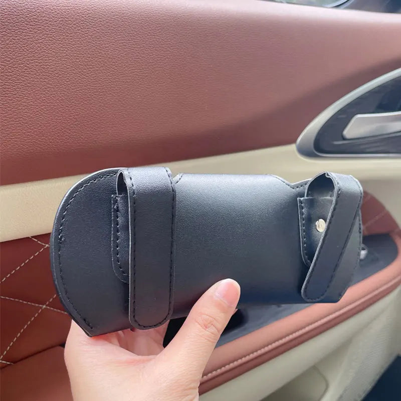 Cartoon Dog Car Sunglasses Holder - Easy Access, Scratch-Free & Stylish Organizer for Women Glasses Case  Car Accessories