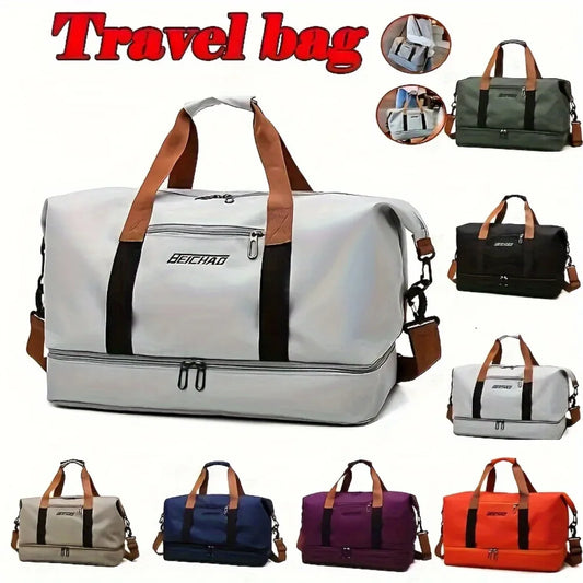 Large Capacity Luggage Bag, A Good Helper for Travel and Boarding Storage, Fashionable and Practical At The Same Time