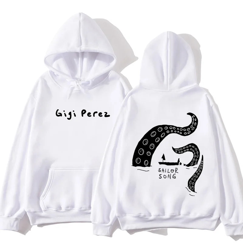 Gigi Perez Merch Sailor Song 2025 Hoodie Men Women Fans Fashion Sweatshirt Novelty Hooded Clothes
