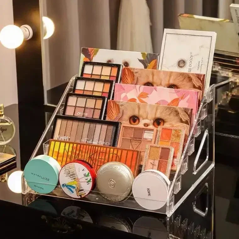 Multi-layer cosmetic storage rack, nail polish display rack, eyeshadow disc storage box,