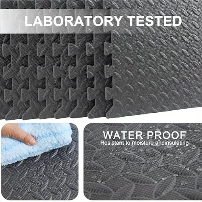 8/16pcs Interlocking Foam Floor Tiles Easy Assembly Fitness Training Rugs Soft Anti-Fall Interlocking Floor Mat Home Yoga Mat