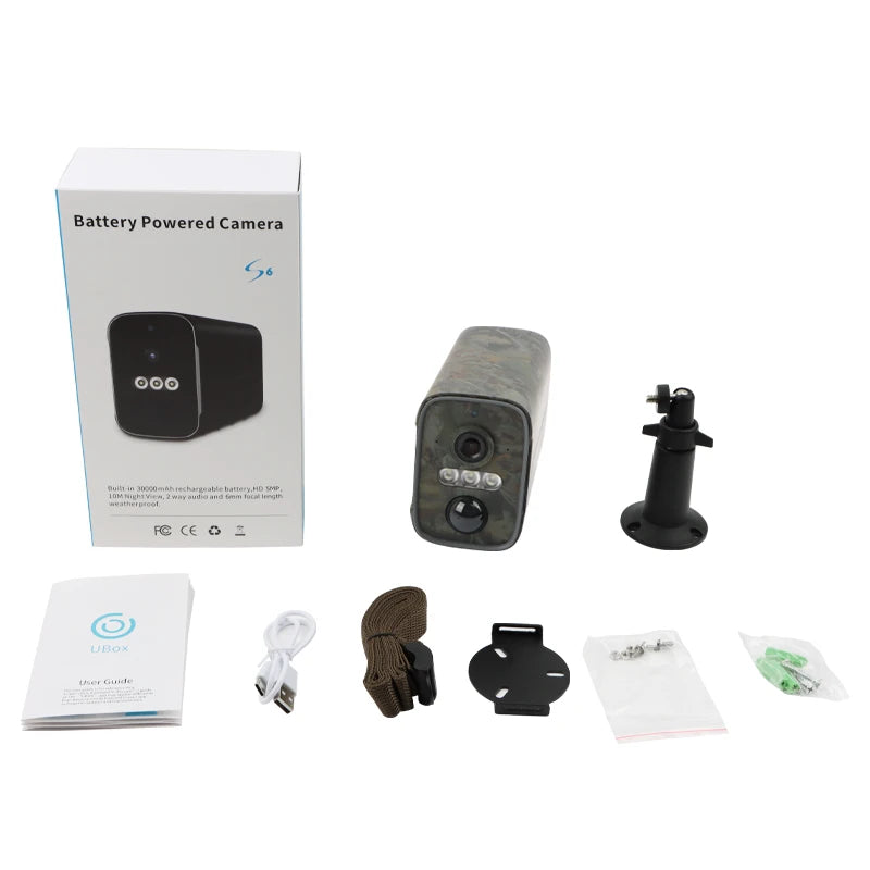 LCLCTEK 4MP 4G SIM Card Mobile App Trail Hunting Battery Powered Camera PIR Detection Outdoor IP66 Wireless Security CCTV Camera