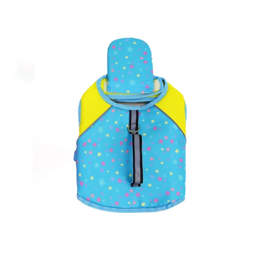 Pet Supplies Adjustable Pet Swimming Jacket High Flotation Reflective Dog Swimming Vest Breathable Pet Life Vest Swimming
