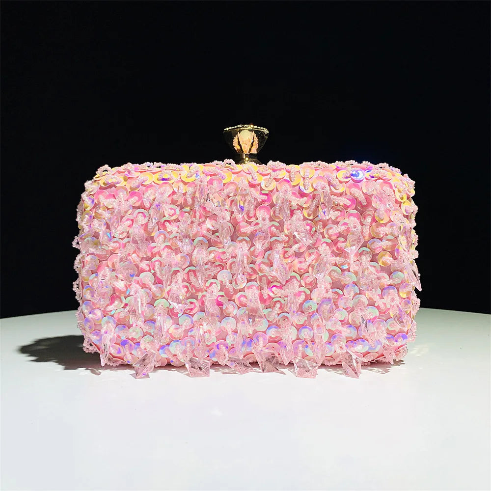 Crossbody Bags for Women 2023 Luxury Designer Fashion Party Handbags Trend Chain Cluth Sac De Luxe Femme Wedding Bags