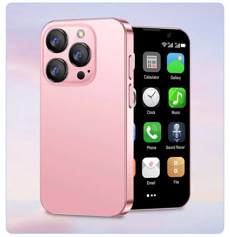 2025 New Mini Android Smartphone 3G WCDMA 2GB RAM 16GB ROM 3.0" Display 5MP Camera Dual SIM Smart Cellphone Play Store WhatsAPP