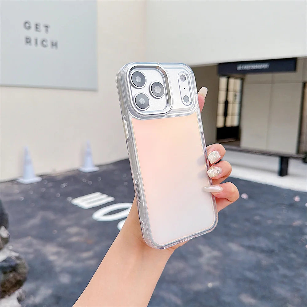 Luxury Color Chameleon Phone Case For iPhone 17 Pro Max Air 16 15 Plus 14 13 12 11  X XS Shockproof Protective Mobile Back Cover