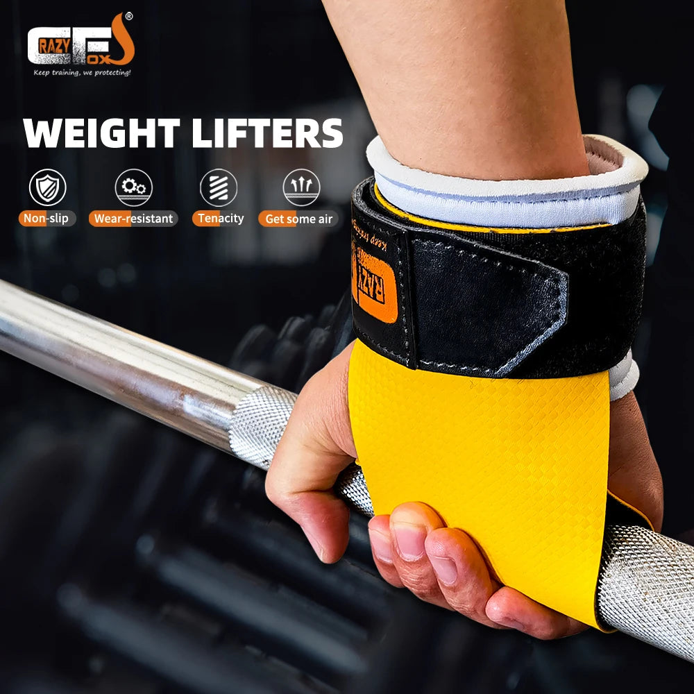 Weight Lifting Grips Gym Gloves Men Alternative Power Lifting Hooks for Deadlifts Neoprene Padded Wrist Support Calleras