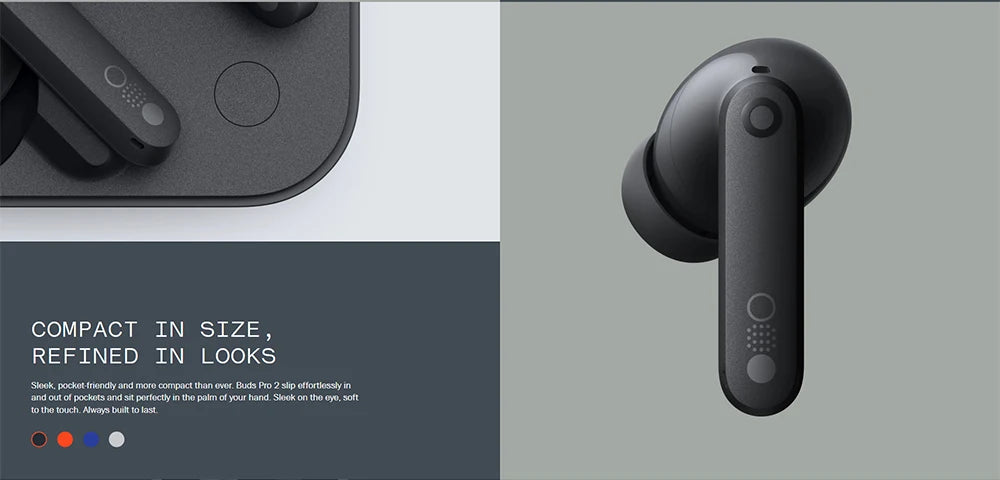 Global Verison Nothing CMF Buds Pro 2 earphone 50 dB Smart Active Noise Cancellation Google Fast Pair Bluetooth 5.3 HiFi sound