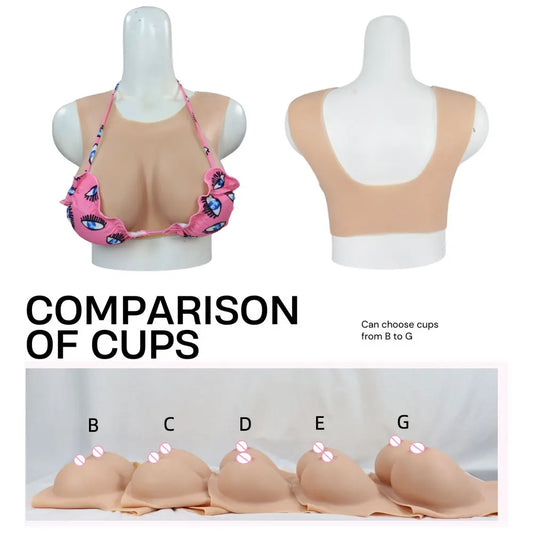 Cosplay Chest Silicone Breast Forms Huge Fake Boobs Transgender Drag Queen Shemale Crossdresser Artificial Breasts Shemale