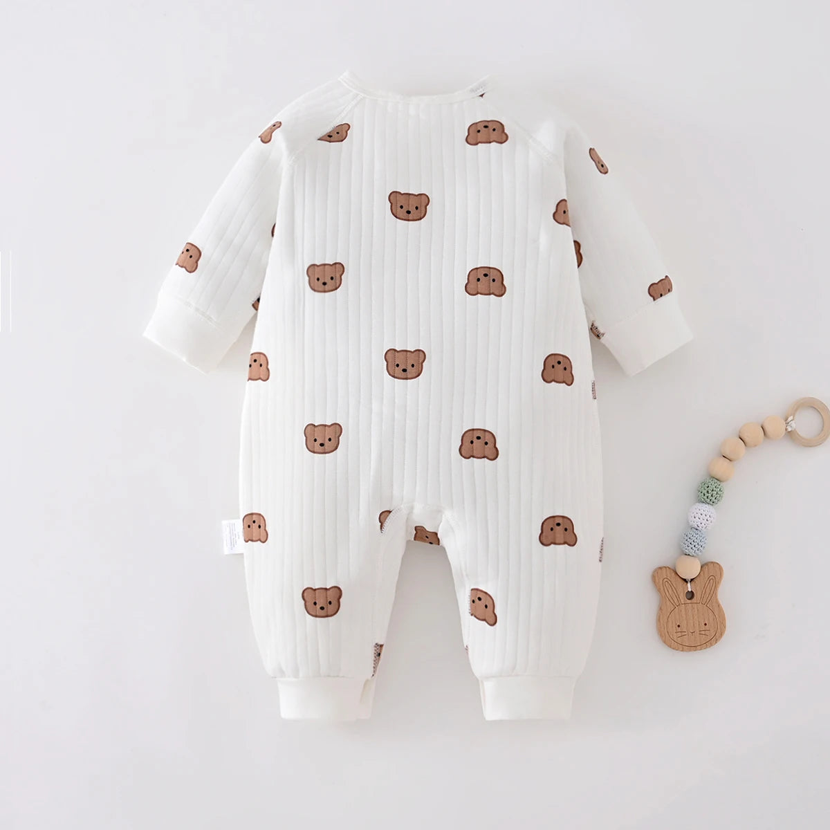 Boys Girls Bodysuit Newborn Winter Onesie Clothes Cotton Toddler Home Wear  0-6M Thickened Spring and Autumn Clothing