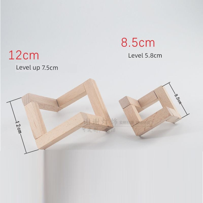 Wooden Solid Wood Oak Chassis DIY Lamp Holder Base Lamp Post Log round and Square Creative Lamp Lighting Accessories