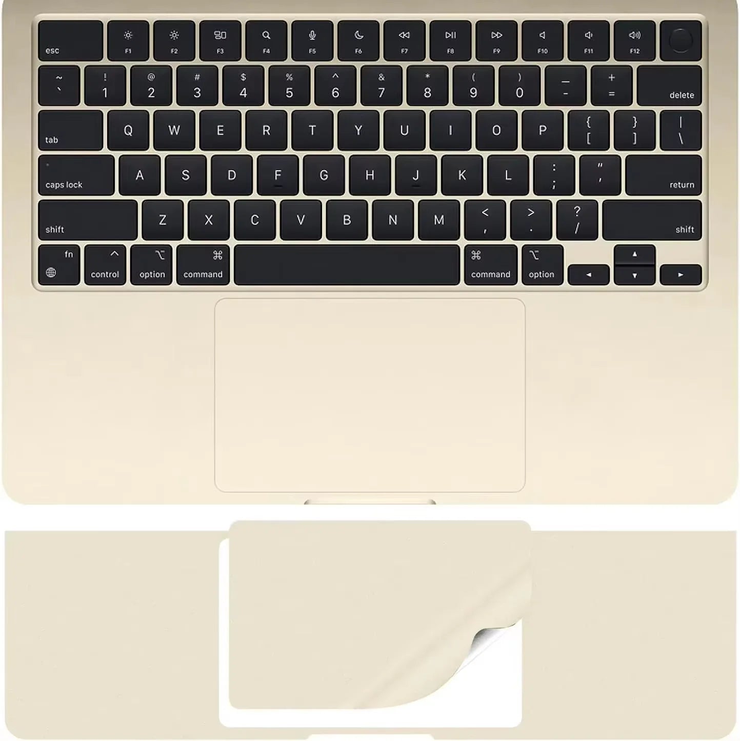 For MacBook Air15.3 inch Palm Rest Protector Cover 2024 2023 2025 M2 M3 M4 Chip A2941 A3114 Anti-Scratch Wrist Rest Sticker Skin