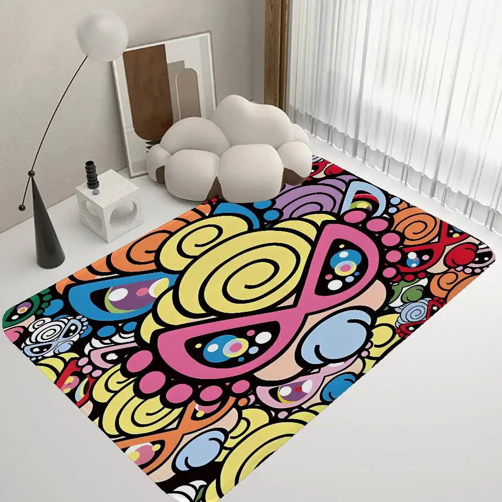 Japan Fashion H-Hysteric M-MiniS Floor Mat Non-Slip Laundry Room Mat Laundry Decor Balcony Child Living Room Bedside Mats