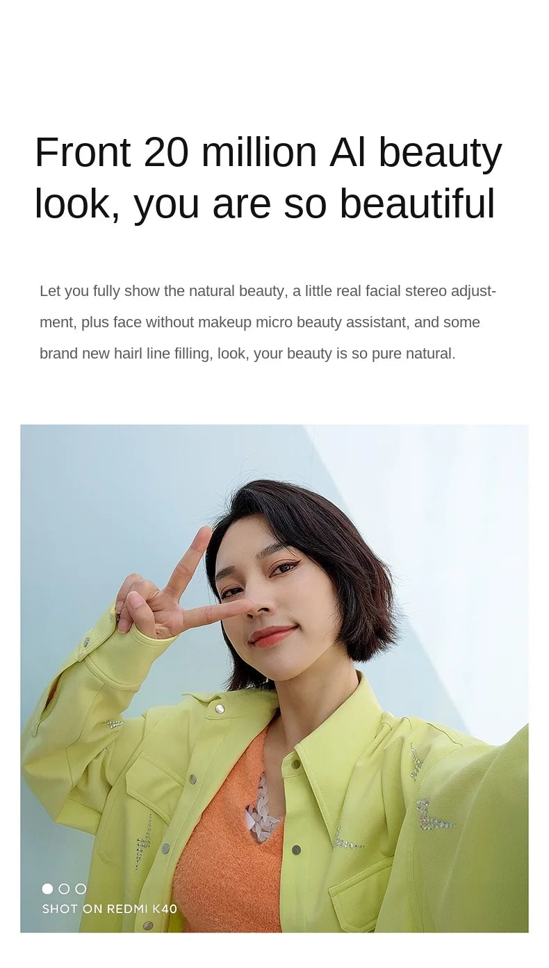 Global Version Xiaomi Redmi K40 Pro Smartphone cecular Snapdragon 888 6.67inch 120Hz E4 AMOLED Display 64MP 33W Fast used phone