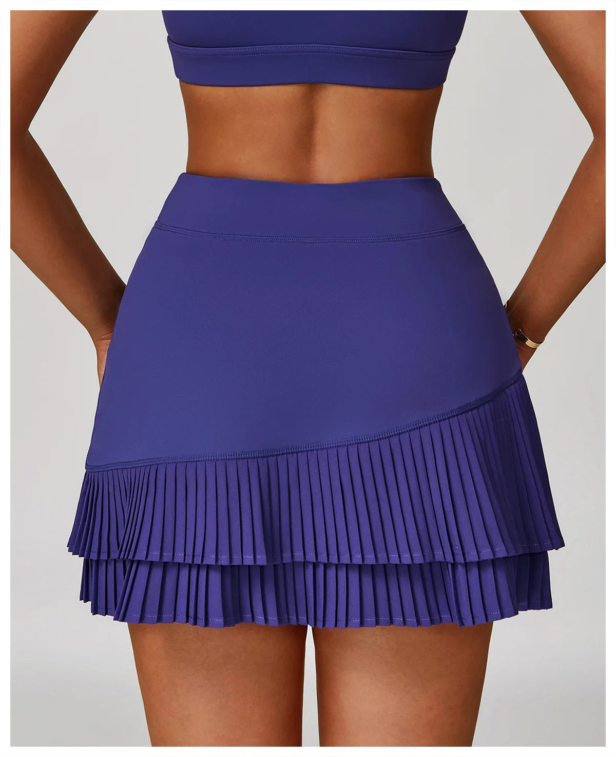High Waist Sports Short Skirt Lined Shorts Women Fitness Yoga Quick Dry Running Sport Skirts Tennis Skirt Golf Wear for Women