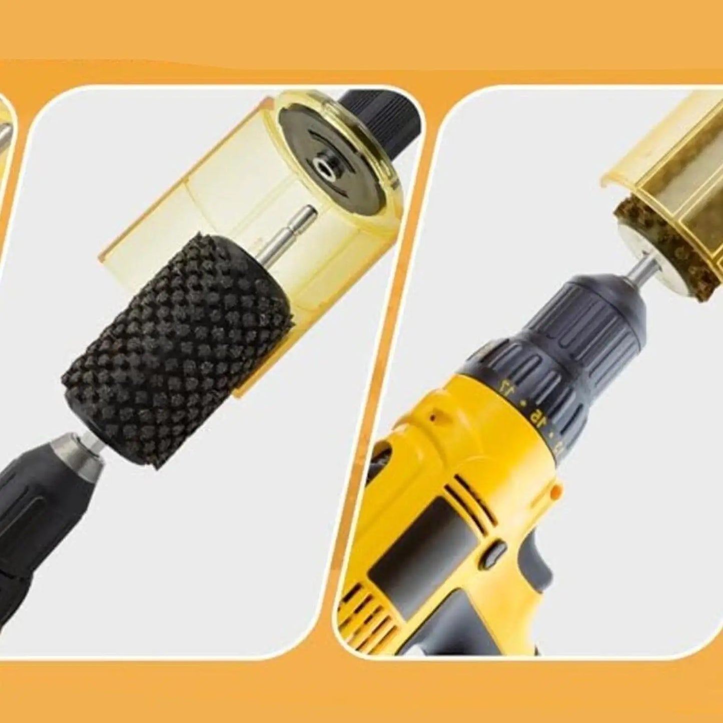 Snowboard Wax Brush Kit with Axle Handle Cover Roller Brush Nylon Brass Horsehair Professional Ski Wax Brushes Ski Wax Brush Kit