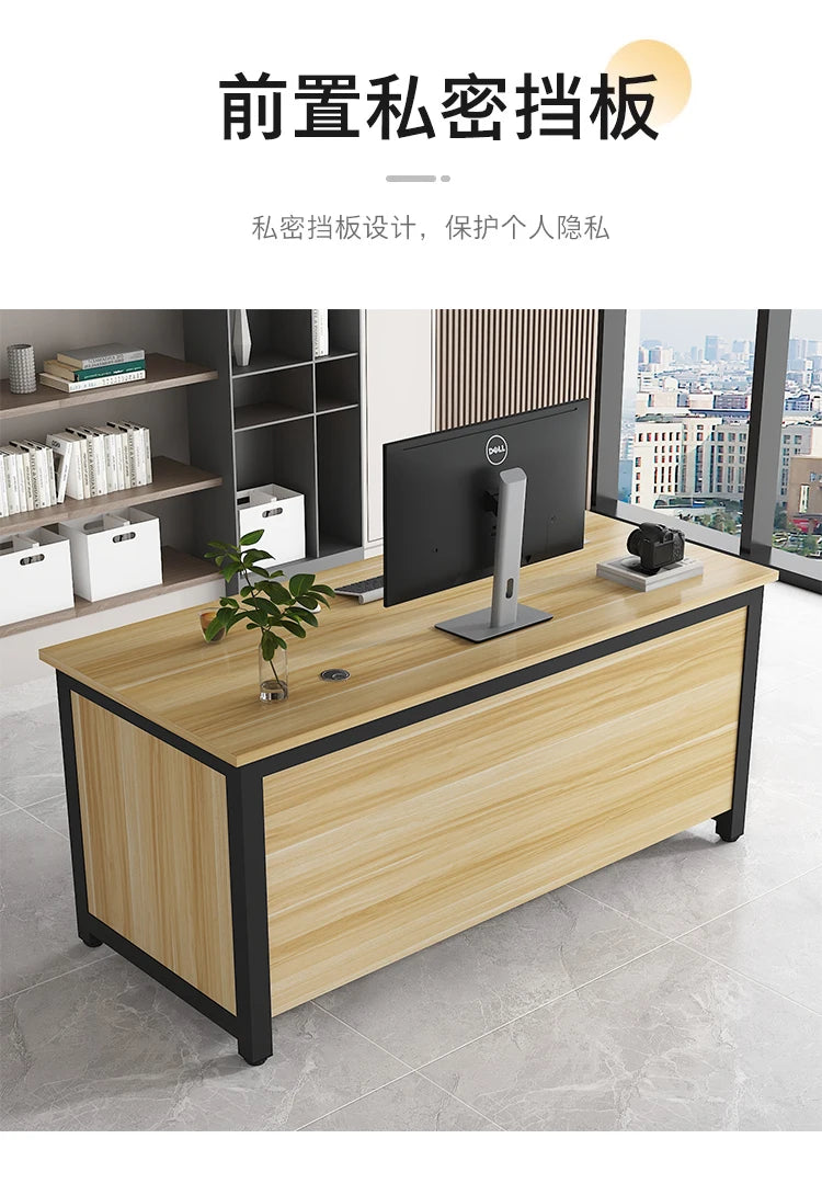 Simple Modern Office Desk Drawers Computer Study Conference Office Desk Reception Bedroom Scrivania Da Ufficio Furnitures