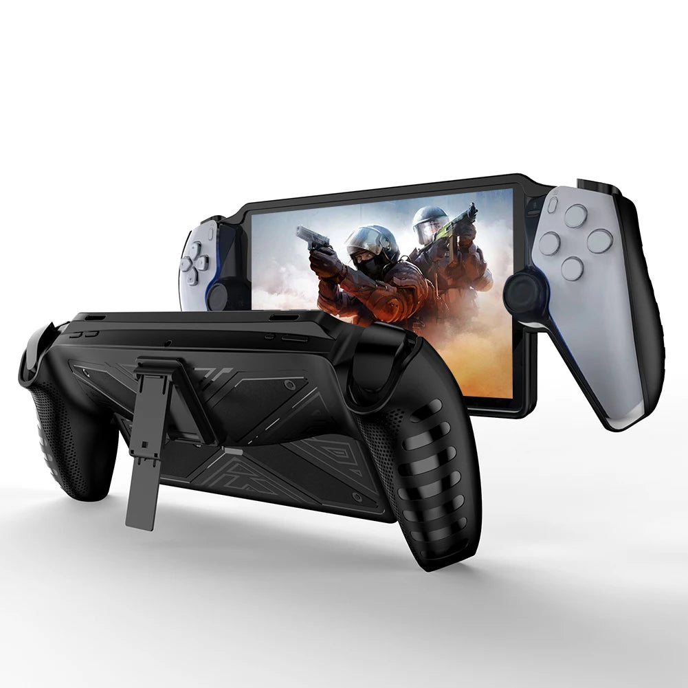 TPU Full Protection Protector Cover Transparent Shock Resistance Anti-Scratch for Playstation Portal Gaming Console Accessories