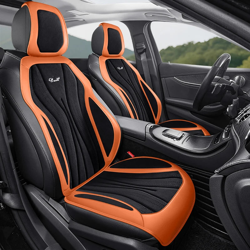 Universal Suede Car Seat Cover Cushion for AUDI All Car Models A3 Sportback A1 A4 A5 A6 A6L A7 A8 A8L Car Accessories