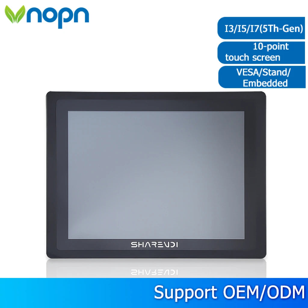 15 Inch Industrial Computer All In One PC Mini Tablet PC Panel With Capacitive Touch Screen Intel Core i3 i5 i7 for Win10 PRO