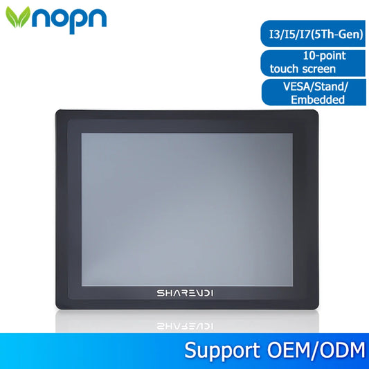 15 Inch Industrial Computer All In One PC Mini Tablet PC Panel With Capacitive Touch Screen Intel Core i3 i5 i7 for Win10 PRO