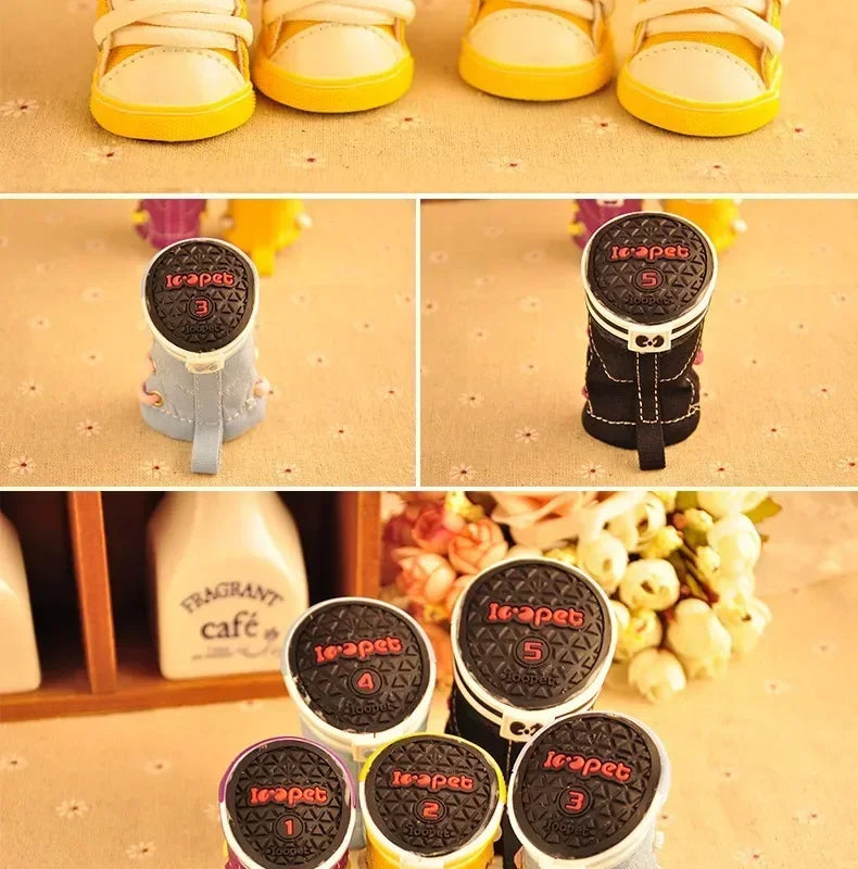 2024 New Fashion pet shoes for dogs teddy small dog shoes Anti-slip Puppy pet boot ZL102
