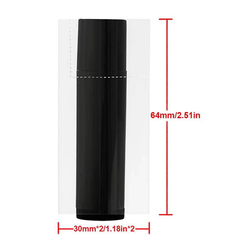 500Pcs Shrink Wraps for Lip Balm Containers Lipstick Tube , Easy to Use, Make Products More Professional