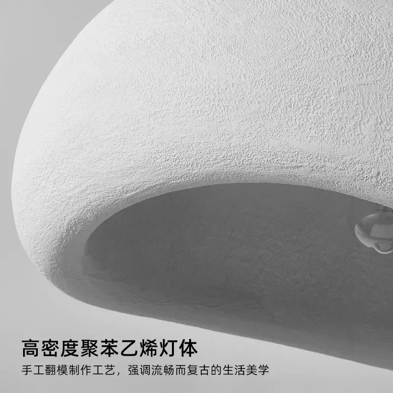 Japanese Wabi-Sabi Chandelier Modern Minimalist Dining Living Room Pendant Light Bedroom Bar Designer Homestay E27 Hanghing Lamp